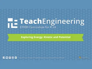 Kinetic and Potential Energy: A Visual Exploration