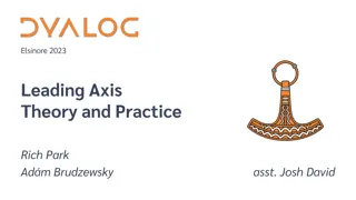 Leading Axis Theory and Practice in Array Kingdom 2023