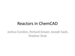 Reactors in ChemCAD: Models and Examples