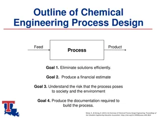 Overview of Chemical Engineering Process Design