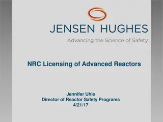 NRC Licensing of Advanced Reactors and NuScale Small Modular Reactor Design Overview