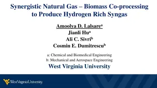 Synergistic Co-Processing of Natural Gas and Biomass for Hydrogen-Rich Syngas Production