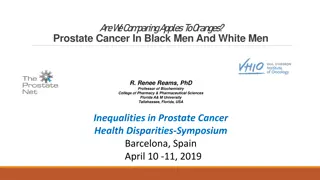 Prostate Cancer Disparities: Black Men vs. White Men - A Study by Dr. Renee Reams