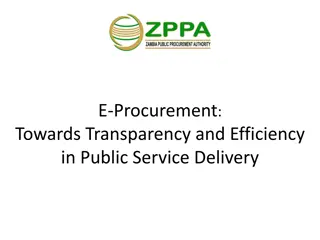 Revolutionizing Public Services with E-Procurement: Transparency and Efficiency