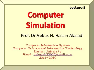 Computer Simulation and Modeling Tools