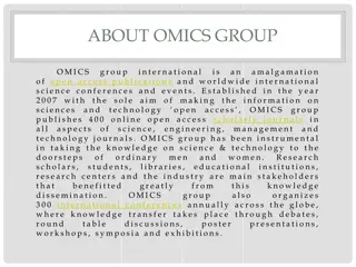 Exploring Science and Technology Innovations by OMICS Group