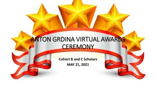 Anton Grdina Virtual Awards Ceremony Highlights and Recognitions