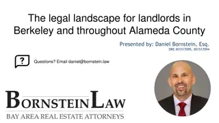 The Legal Landscape for Landlords in Alameda County