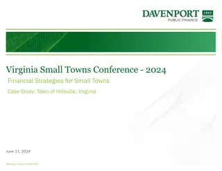 Financial Strategies for Small Towns: Case Study of Town of Hillsville, Virginia