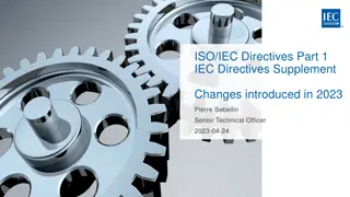 Updates to ISO/IEC Directives Part 1 and IEC Supplement in 2023