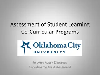 Assessment of Student Learning in Co-Curricular Programs