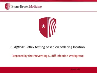 Management of C. difficile Infection Testing and Treatment Protocol