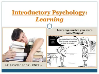 Insights into Learning and Behavior in Psychology