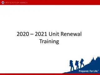 Steps for Successful Unit Renewal Process