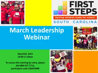 March Leadership Webinar Update