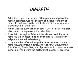 Hamartia in Greek Tragedies: Analysis of Human Error