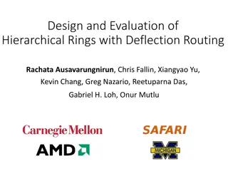 Design and Evaluation of Hierarchical Rings with Deflection Routing