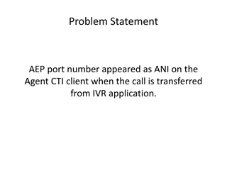 Troubleshooting AEP Port Number Display Issue during Call Transfers