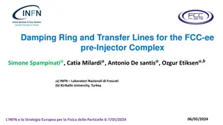 Overview of Damping Ring and Transfer Lines for FCC-ee Pre-Injector Complex