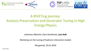 Enhancing High Energy Physics Research Through Analysis Preservation and Generator Tuning