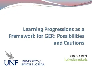 Learning Progressions and Challenges in Education