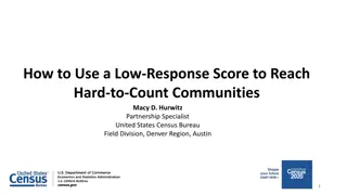 Strategies for Reaching Hard-to-Count Communities Using Low-Response Score