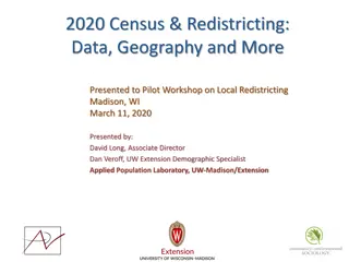 Overview of 2020 Census and Redistricting Workshop in Madison