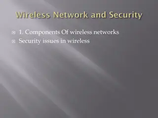 Wireless LANs: Components and Security Issues