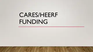 Breakdown of CARES/HEERF Funding Allocations