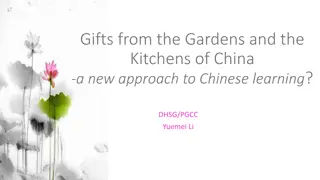 Innovative Chinese Learning Approaches with Garden and Kitchen Themes