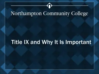 Understanding the Impact of Title IX Legislation on Educational Institutions