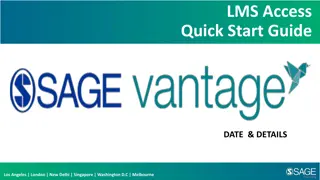 Complete Guide to Starting with SAGE Vantage in Your LMS