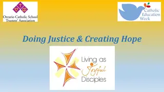 Doing Justice & Creating Hope: Reflections on Matthew 25:34-46