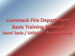 Comprehensive Hand Tools and Utilities Training for Firefighters