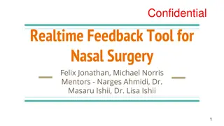 Realtime Feedback Tool for Nasal Surgery