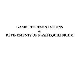 Game Representations & Refinements of Nash Equilibrium