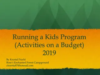 Budget-Friendly Kids Program Activities by Krystal Pracki at Rose's Enchanted Forest Campground