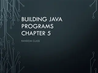 Random Class in Java Programming