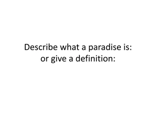 Defining Paradise: A Dreamlike Haven of Eternal Tranquility