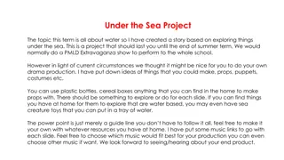 Under the Sea Adventure - DIY Drama Production Project