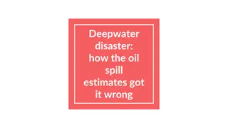 Analyzing Deepwater Disaster: Inaccurate Oil Spill Estimates