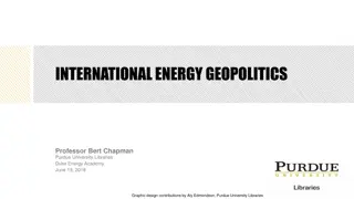 Global Energy Geopolitics: A Comprehensive Overview