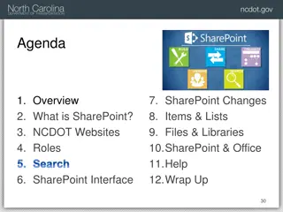 Understanding SharePoint Search Functionality