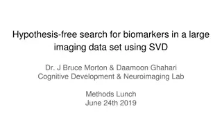 Uncovering Brain Biomarkers Using SVD in Neuroimaging Data