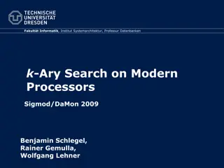 k-Ary Search on Modern Processors