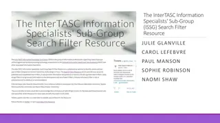 Enhancing Search Filters for Evidence Synthesis: The ISSG Search Filter Resource