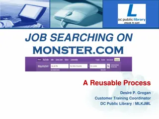 Job Search Guide on Monster.com: Prepare, Apply, Track