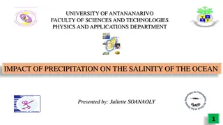 Impact of Precipitation on Ocean Salinity: Study at University of Antananarivo