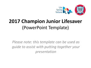 Junior Lifesaver Presentation Guide 2017