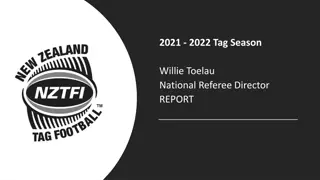 2021-2022 Tag Season Overview: Referee Development and Challenges Due to COVID-19